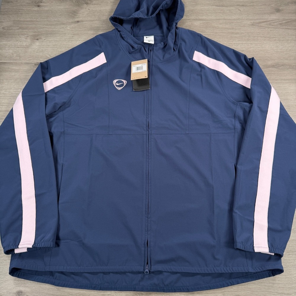 Nike Energy Repel Soccer Woven Jacket IF1528-410 Full Zip Mens size XXLT Tall